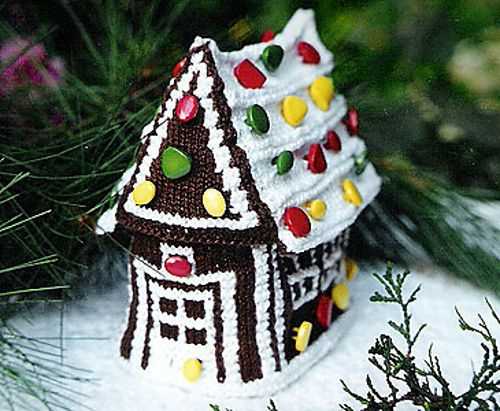 Knitted house pattern free