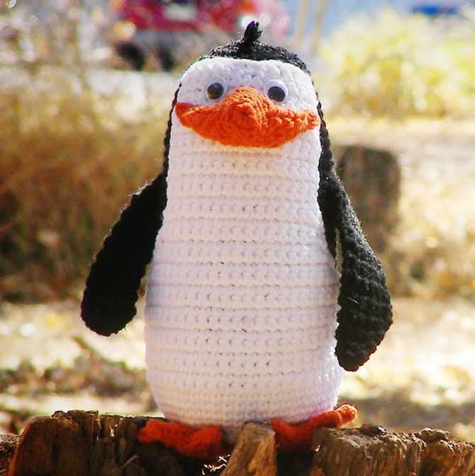 Knitted penguin toy pattern free