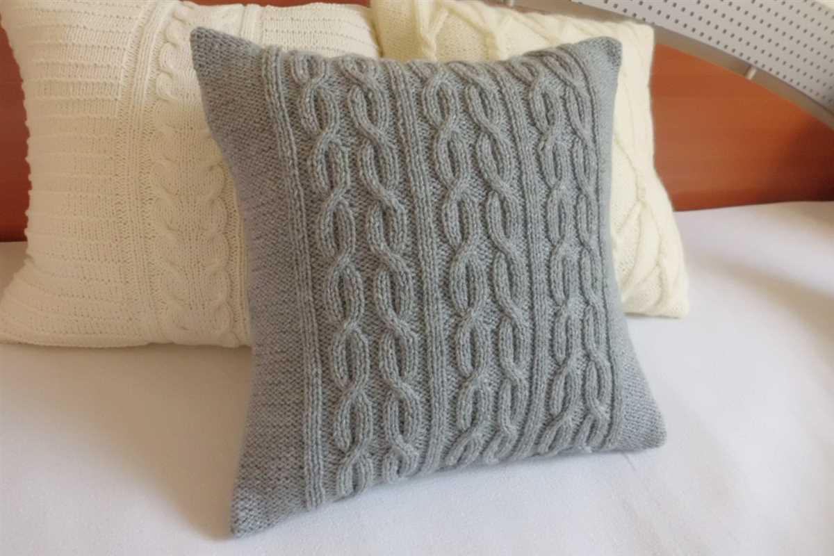 Knitted pillow patterns