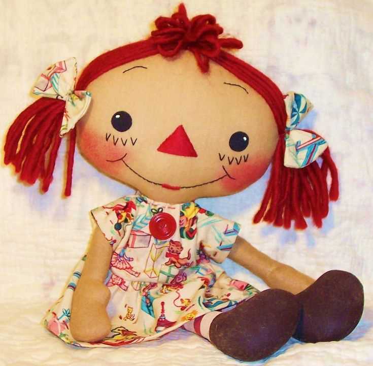 Knitted raggedy ann doll pattern
