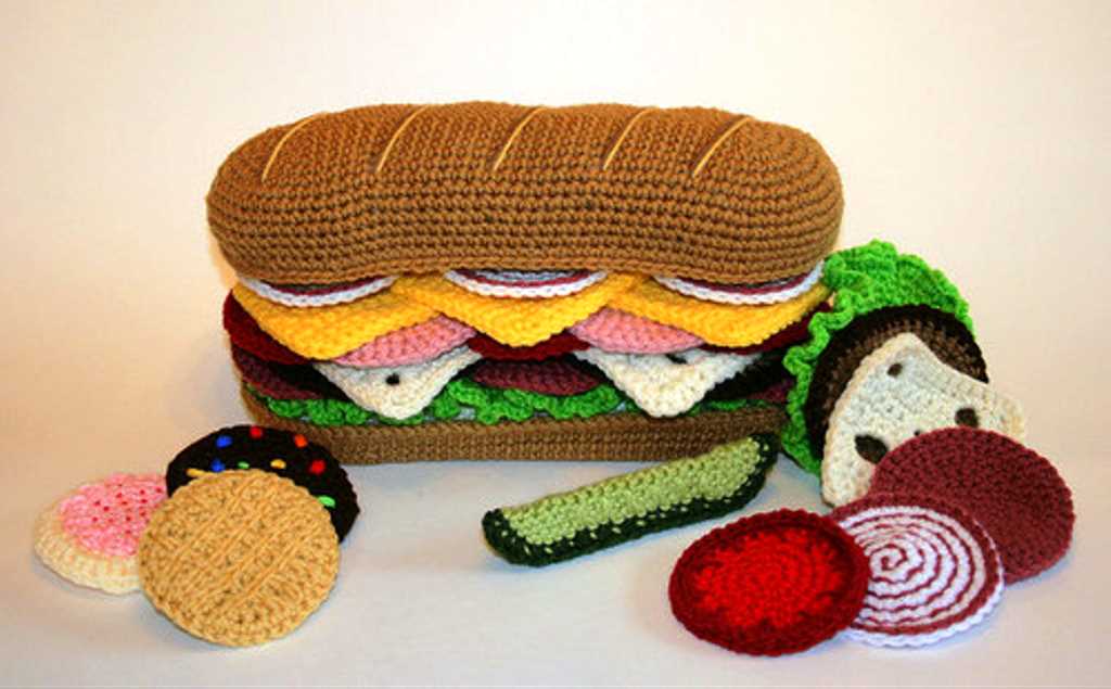 Knitted sandwiches patterns
