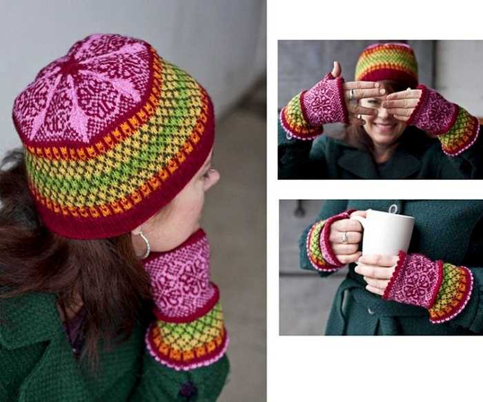 Knitted scarf hat pattern free
