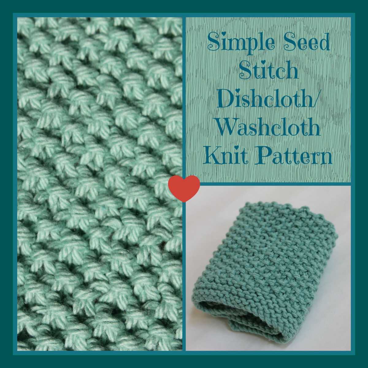 Knitted seed stitch hat pattern