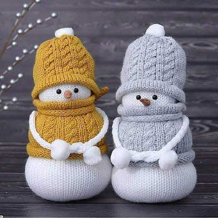 Knitted snowman ornament patterns