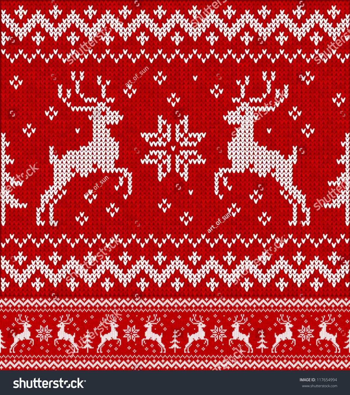 Knitted sweater ornament pattern free