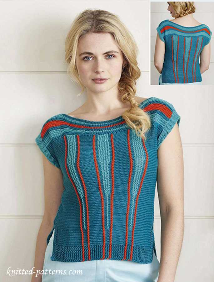 Knitted top pattern