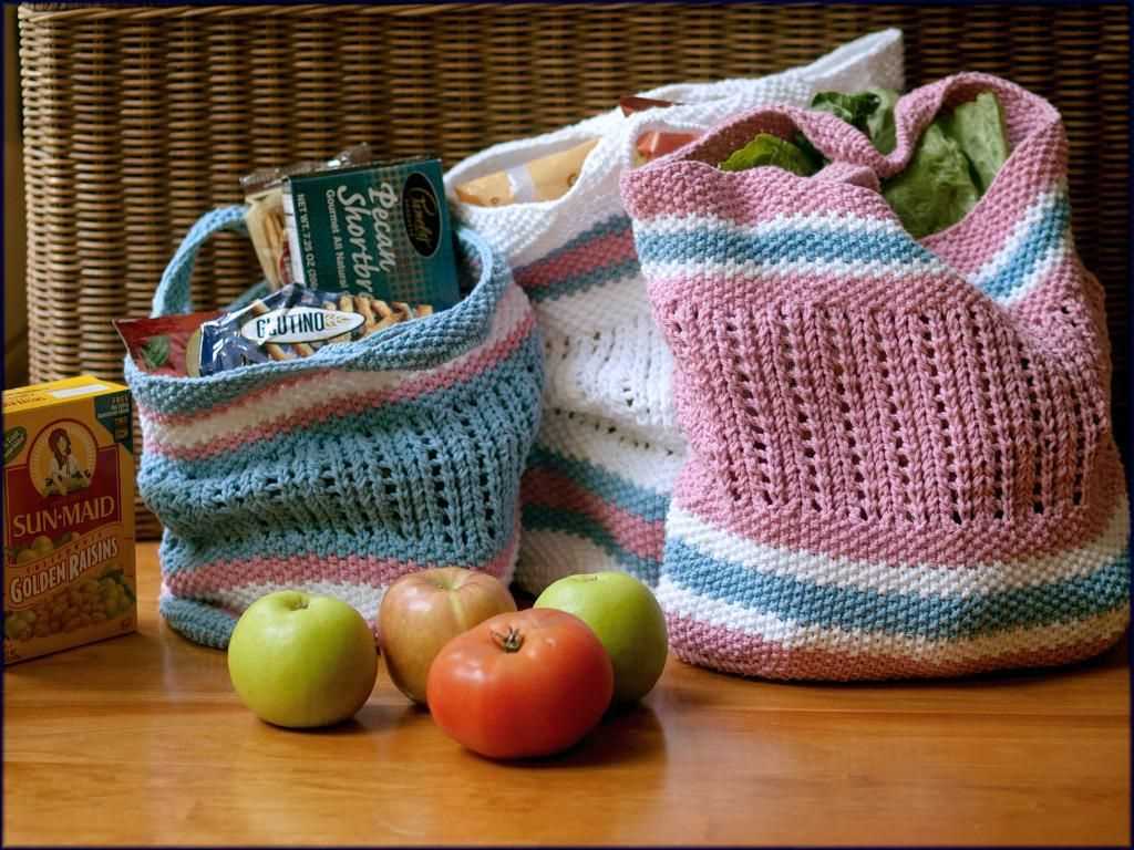 Knitted tote bag pattern free