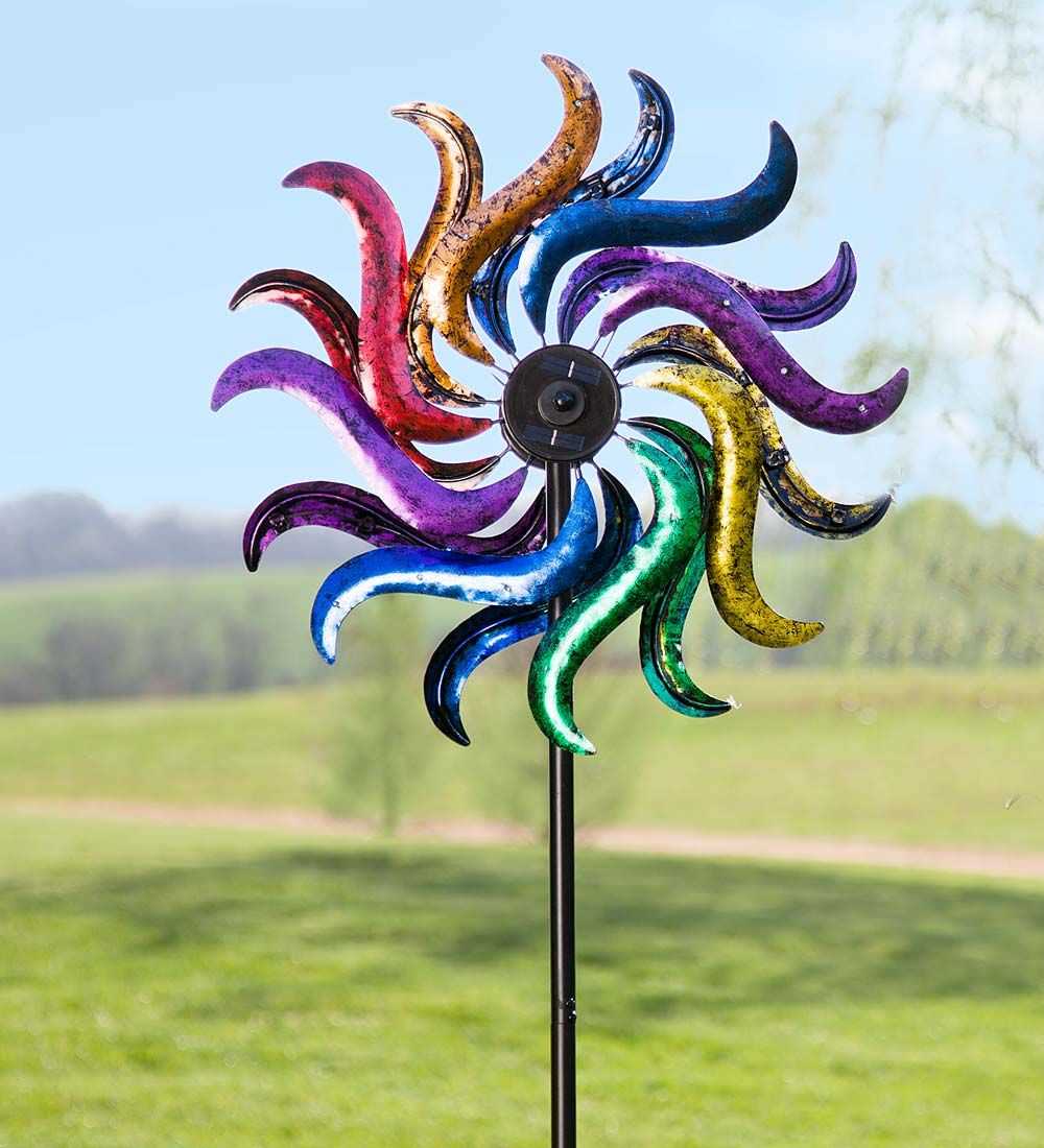Knitted wind spinner pattern