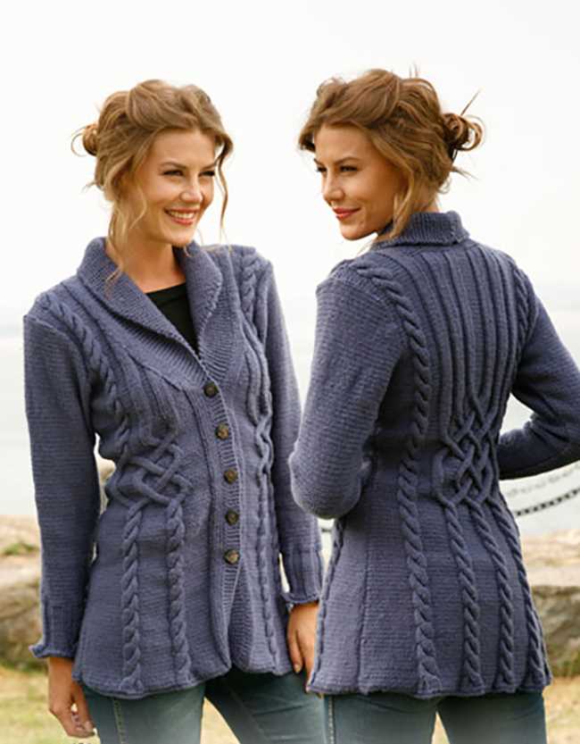 Knitted women's cardigan sweater patterns free