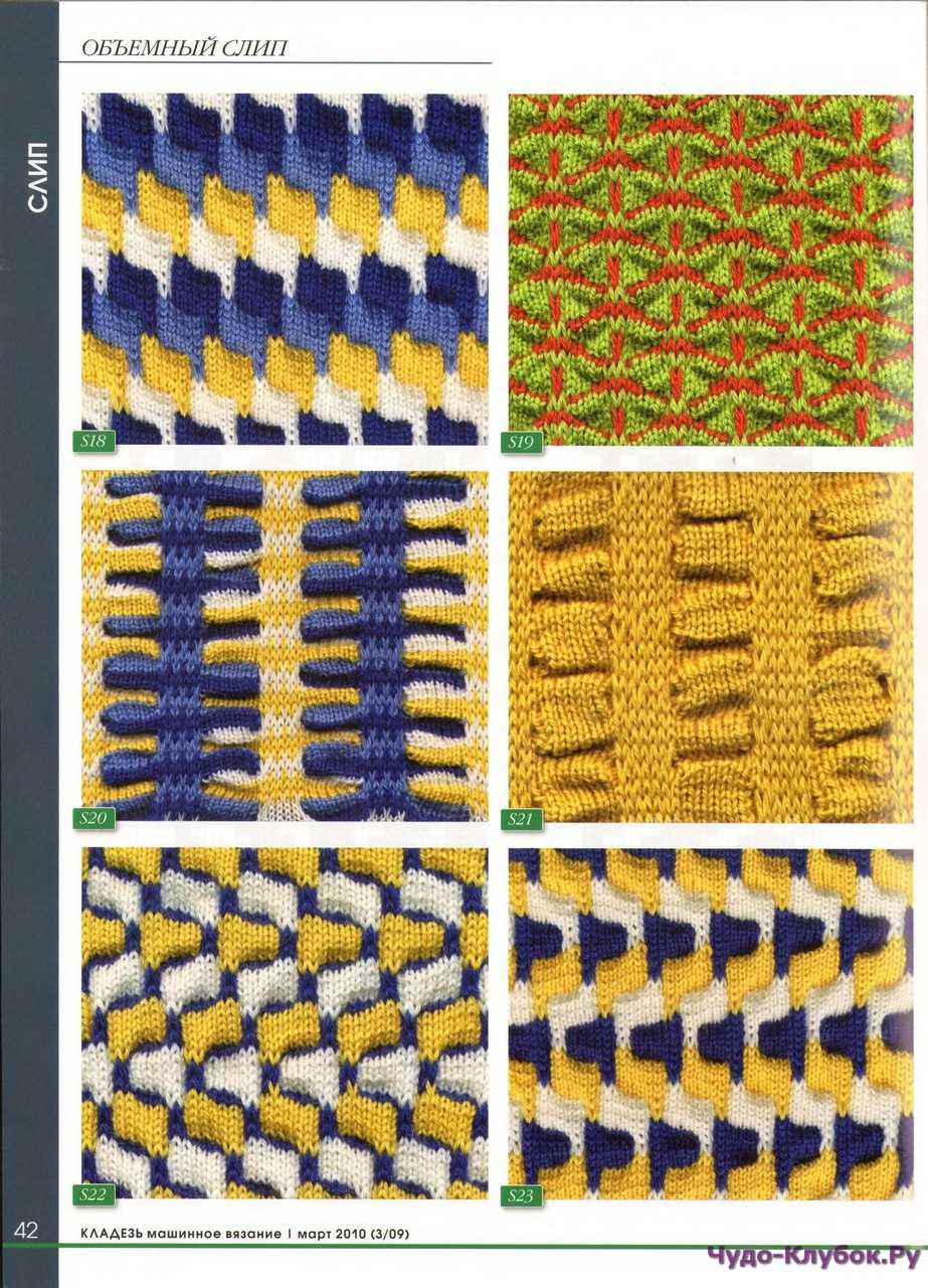 Knitting a pattern with different colors
