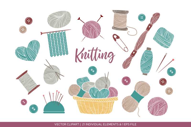 Knitting a picture pattern