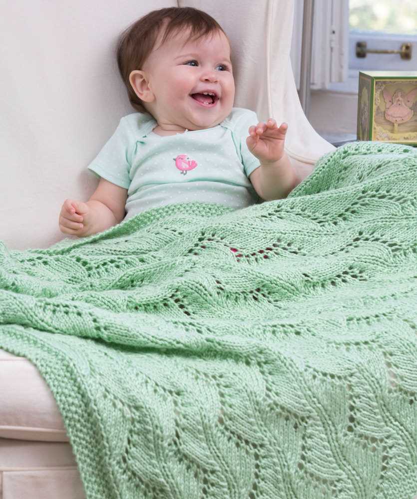 Knitting baby blanket pattern
