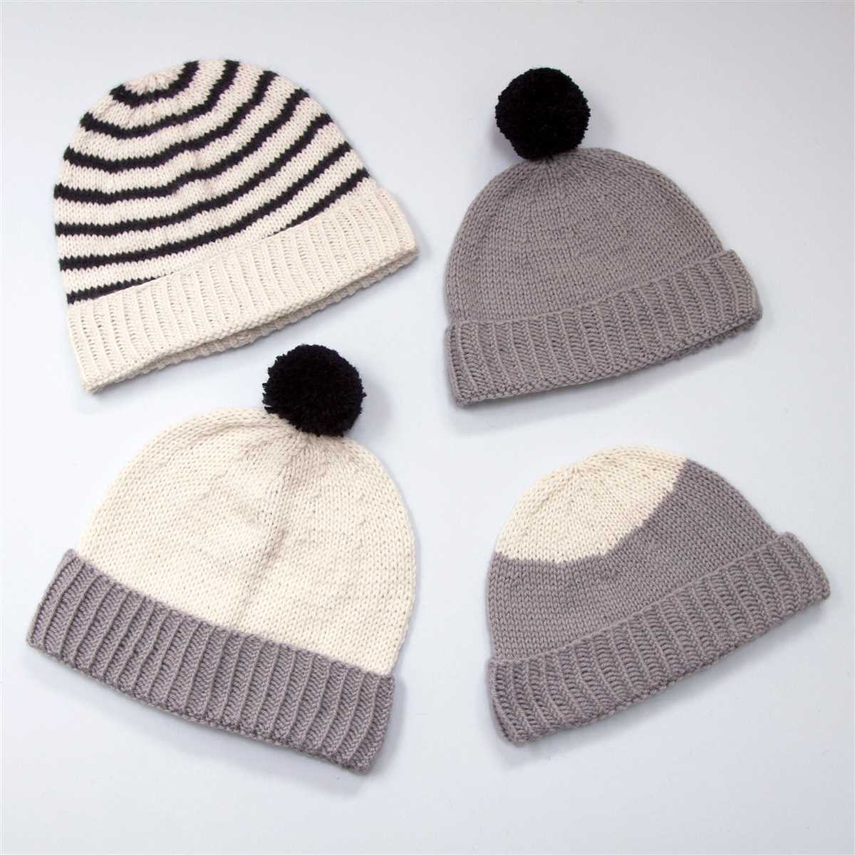 Knitting beanie pattern