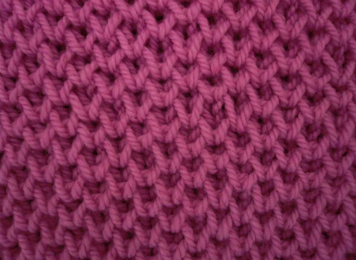 Knitting pattern
