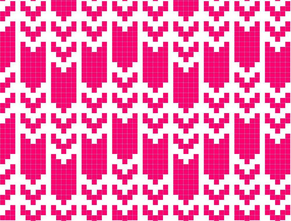 Knitting pattern designing