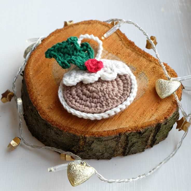 Knitting pattern for christmas pudding