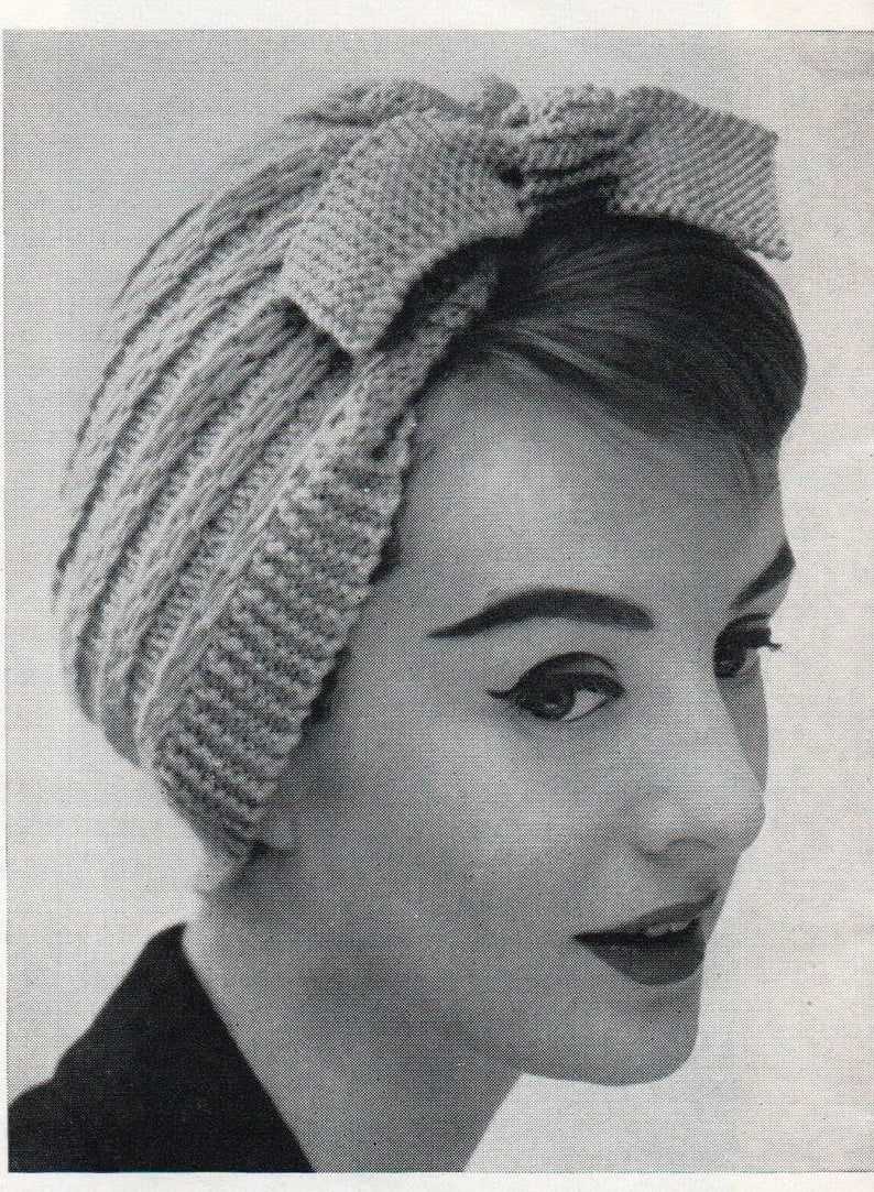 Knitting pattern for ladies headband
