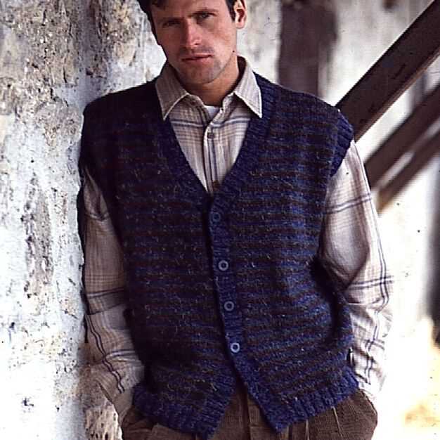 Knitting pattern for men's vest free