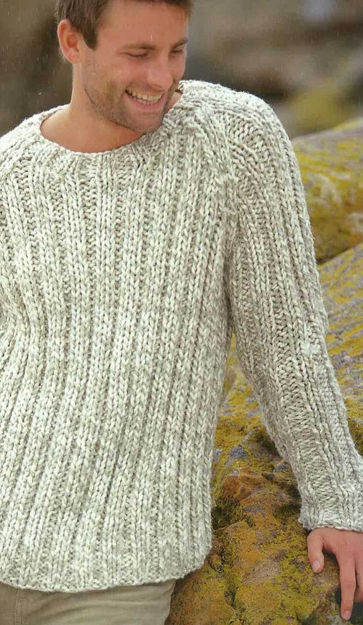 Knitting pattern for mens jumper