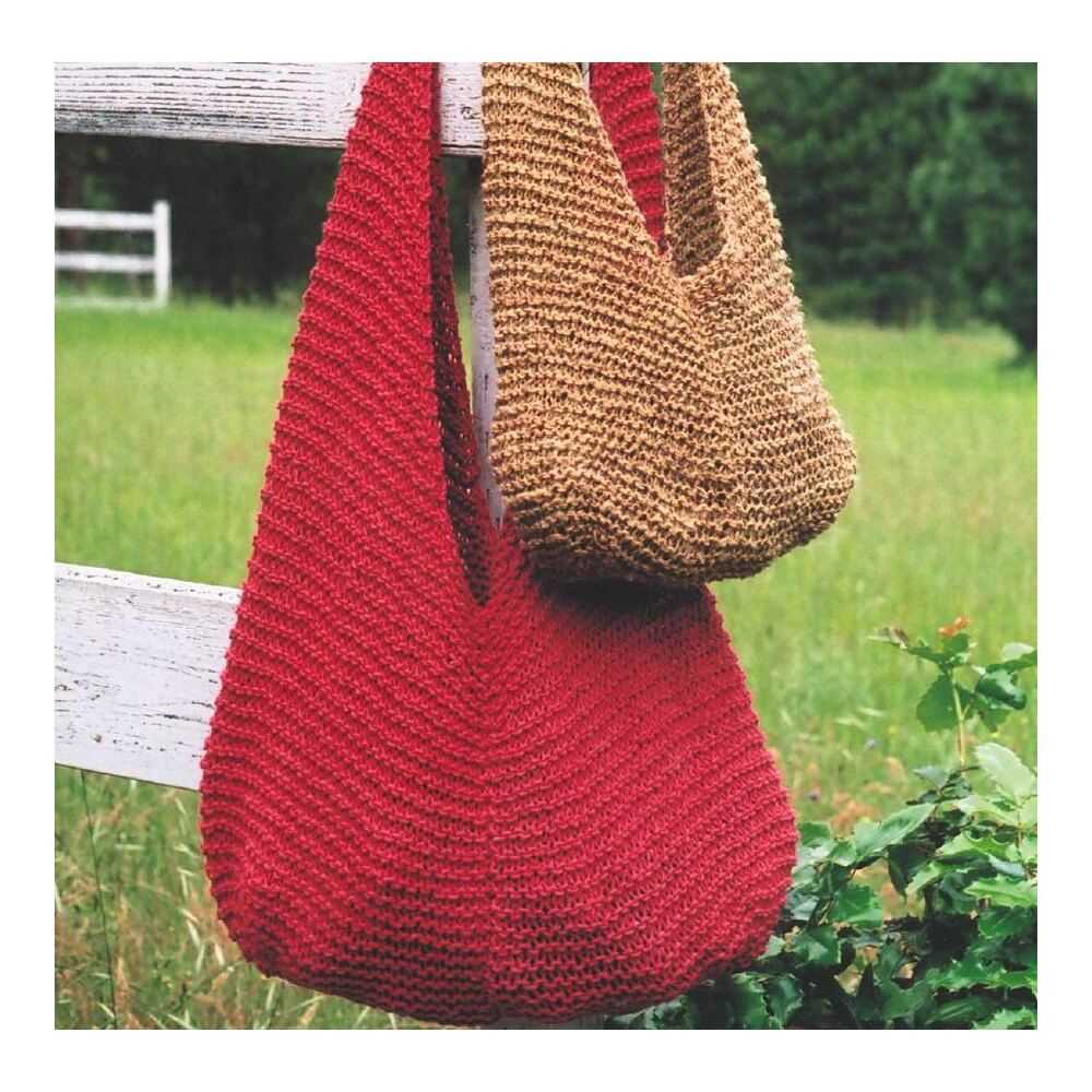 Knitting pattern for shoulder bag