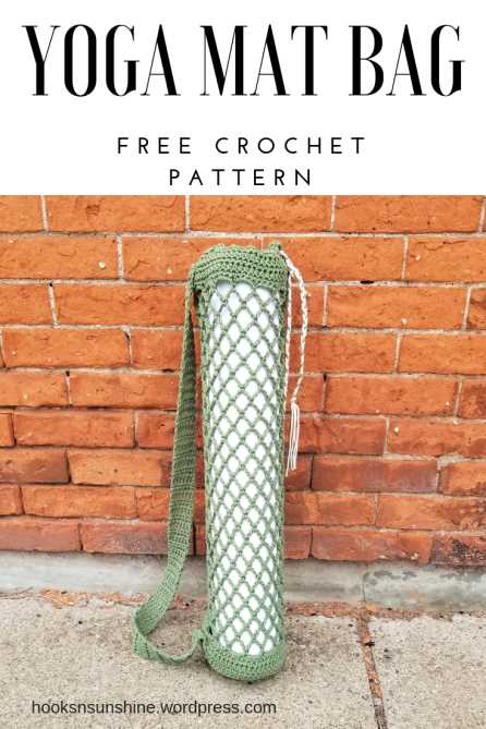 Knitting pattern for yoga mat bag