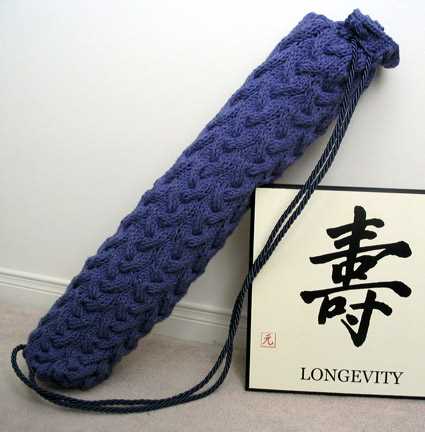 Knitting pattern for yoga mat bag