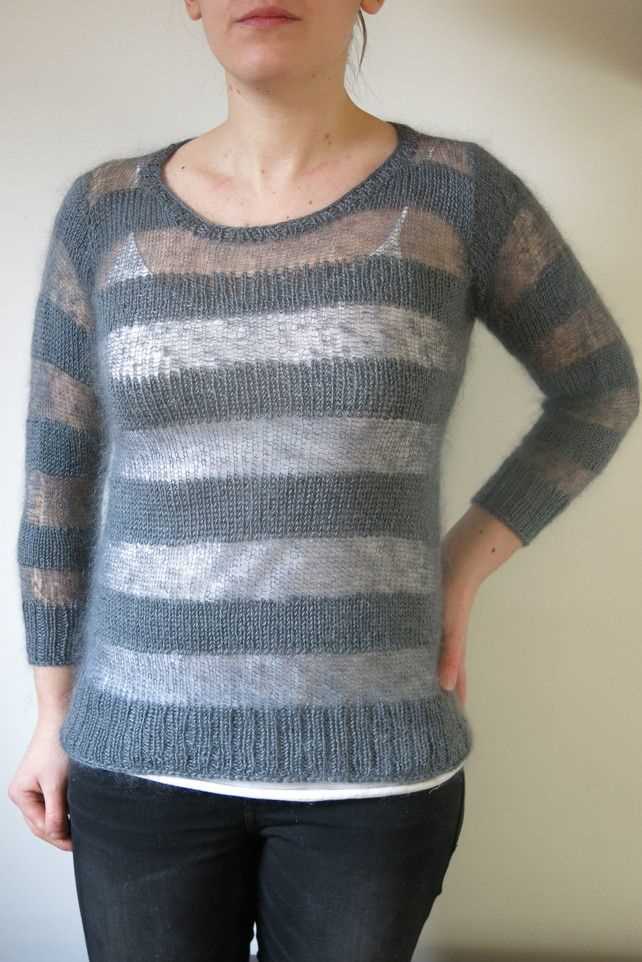 Knitting pattern mohair sweater