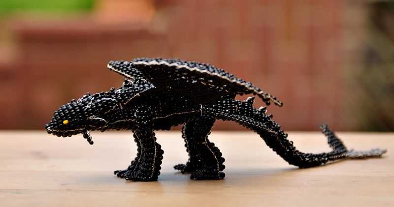 Knitting pattern toothless dragon