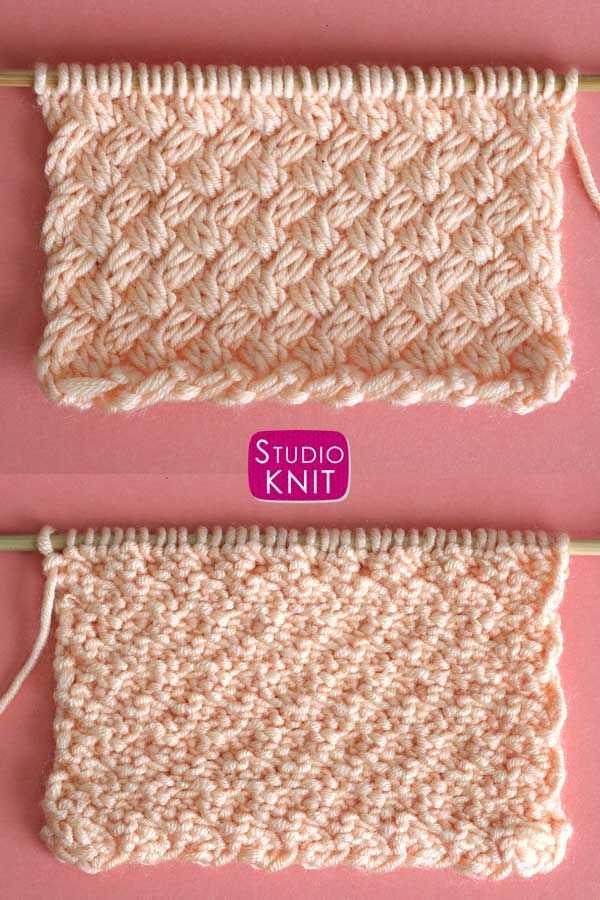 Knitting patterns basket weave stitch
