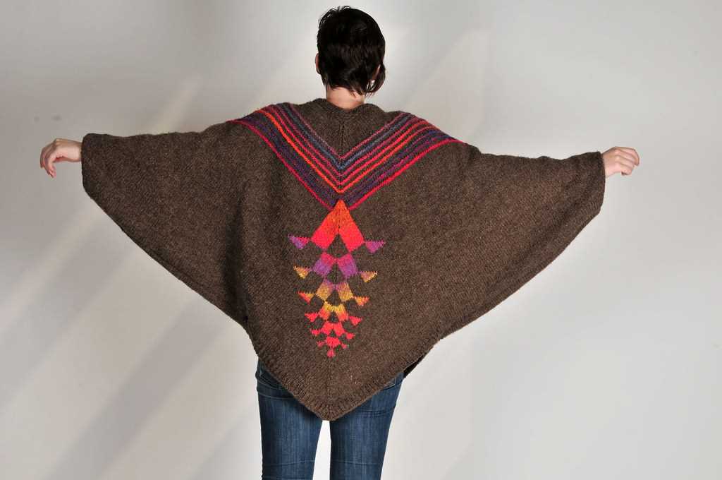 Knitting patterns capes ponchos