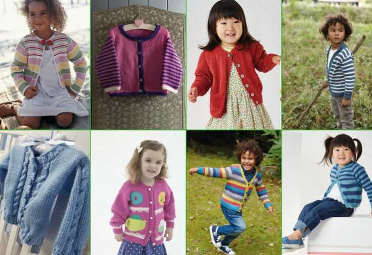 Knitting patterns childrens cardigans
