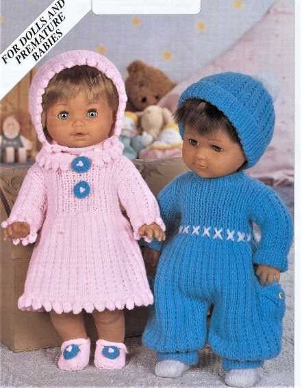 Knitting patterns for dolls clothes 12 inch