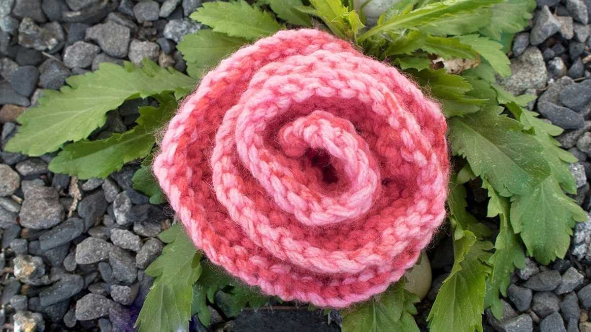 Knitting patterns for flowers