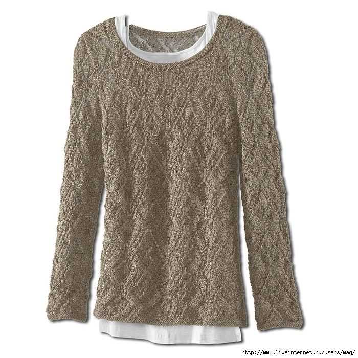 Knitting patterns for pullovers ladies