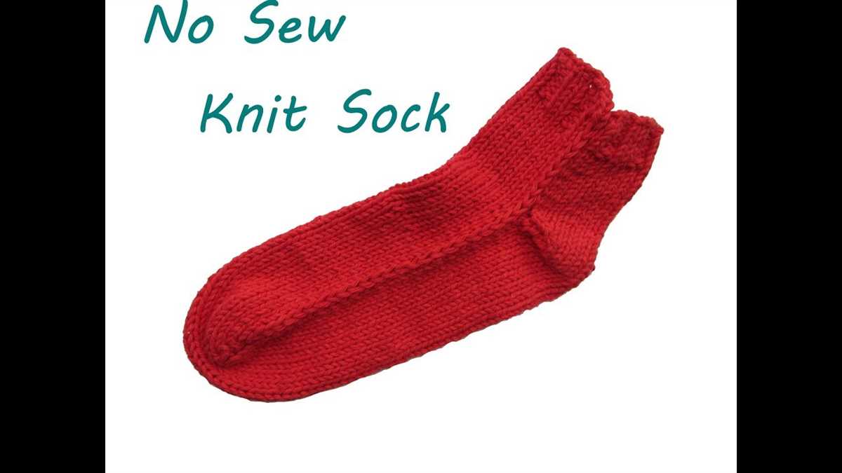 Knitting patterns for socks on two needles