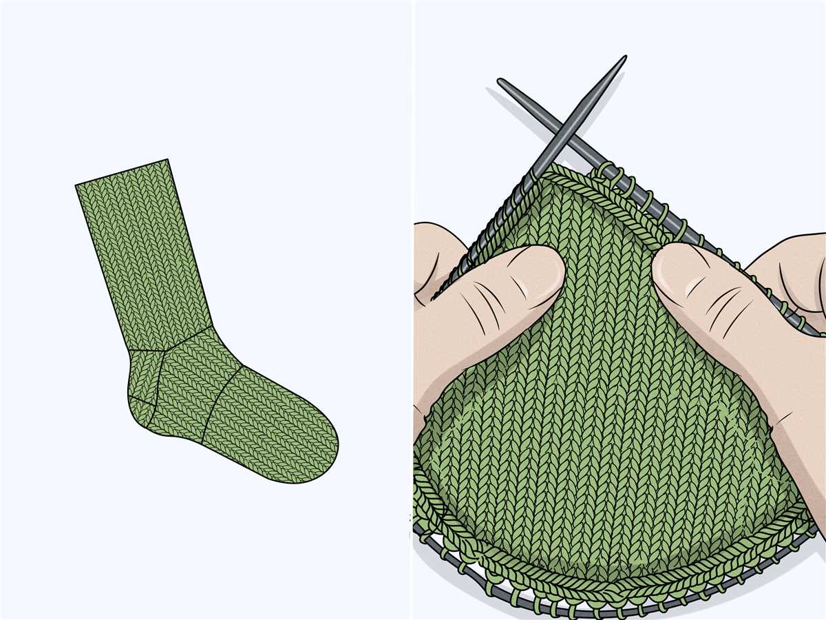 Knitting patterns using circular needles