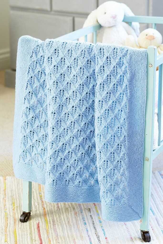 Knitting baby blanket pattern