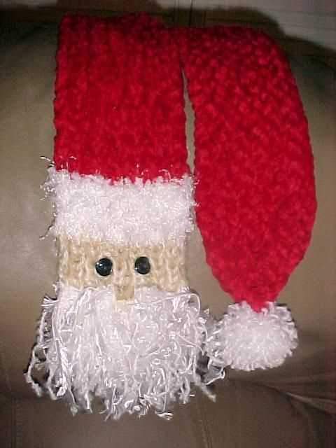 Knitting board scarf pattern