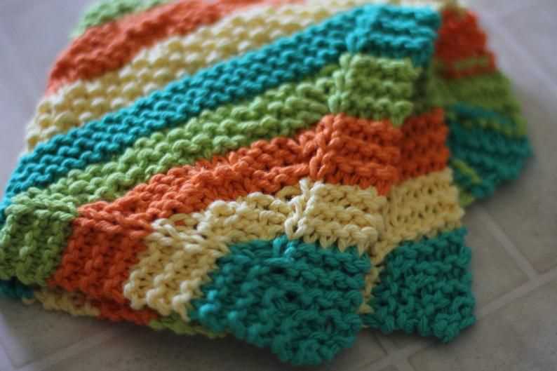 Knitting dishcloth patterns