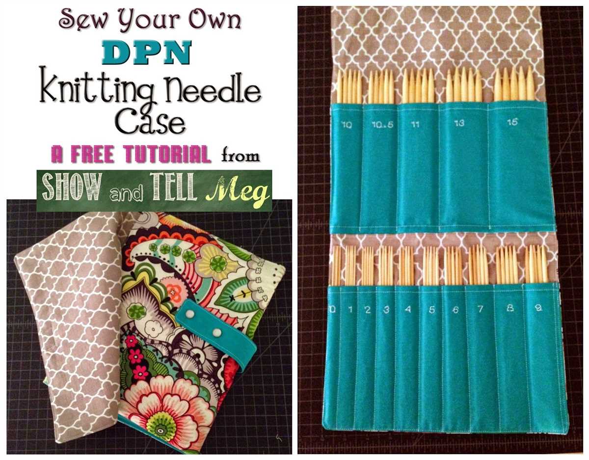 Knitting needle case pattern pdf