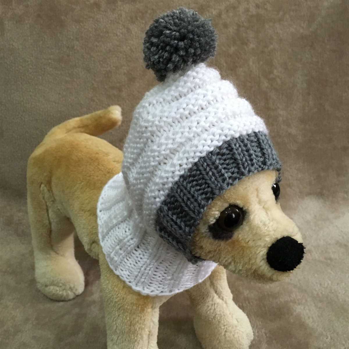 Knitting pattern dog hat