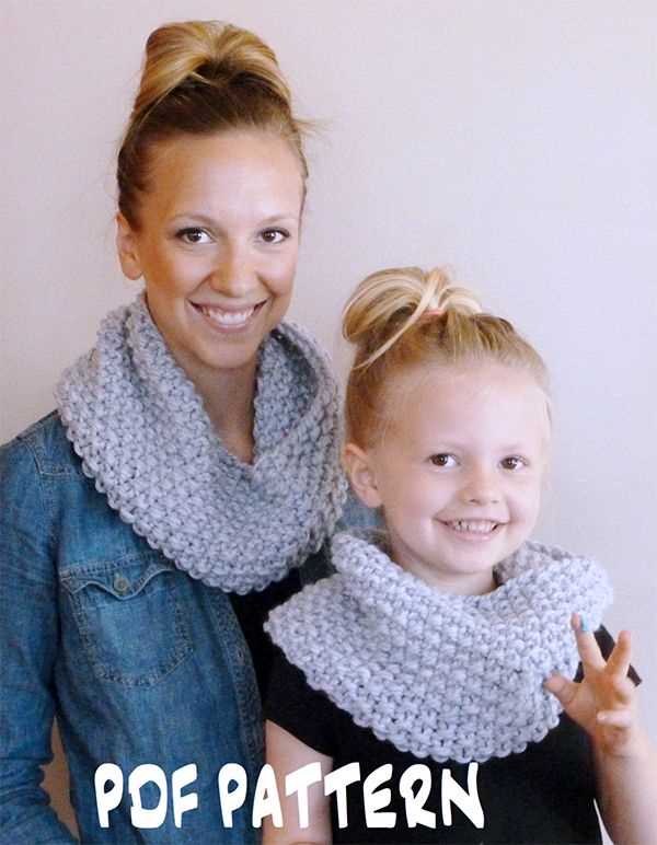 Knitting pattern for childrens scarf