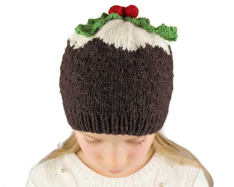 Knitting pattern for christmas pudding