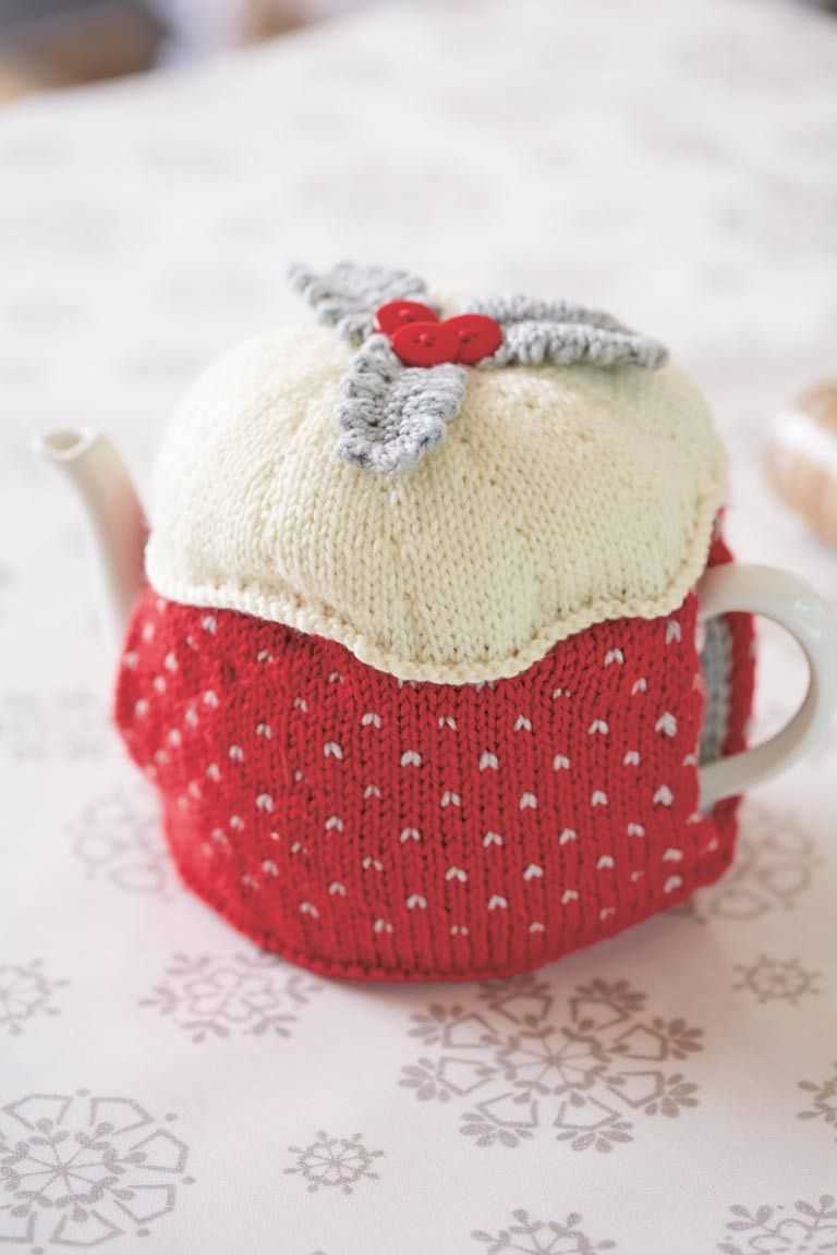 Knitting pattern for christmas pudding
