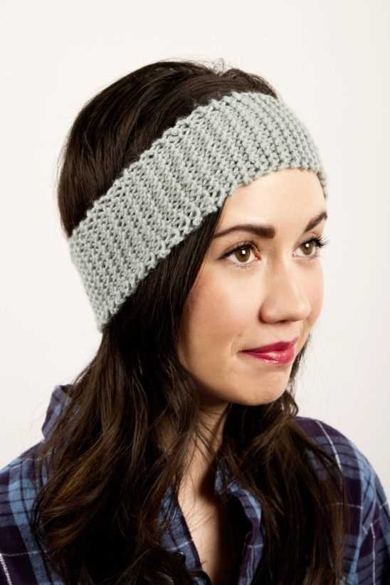Knitting pattern for ladies headband
