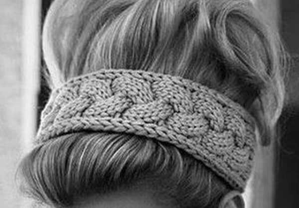Knitting pattern for ladies headband