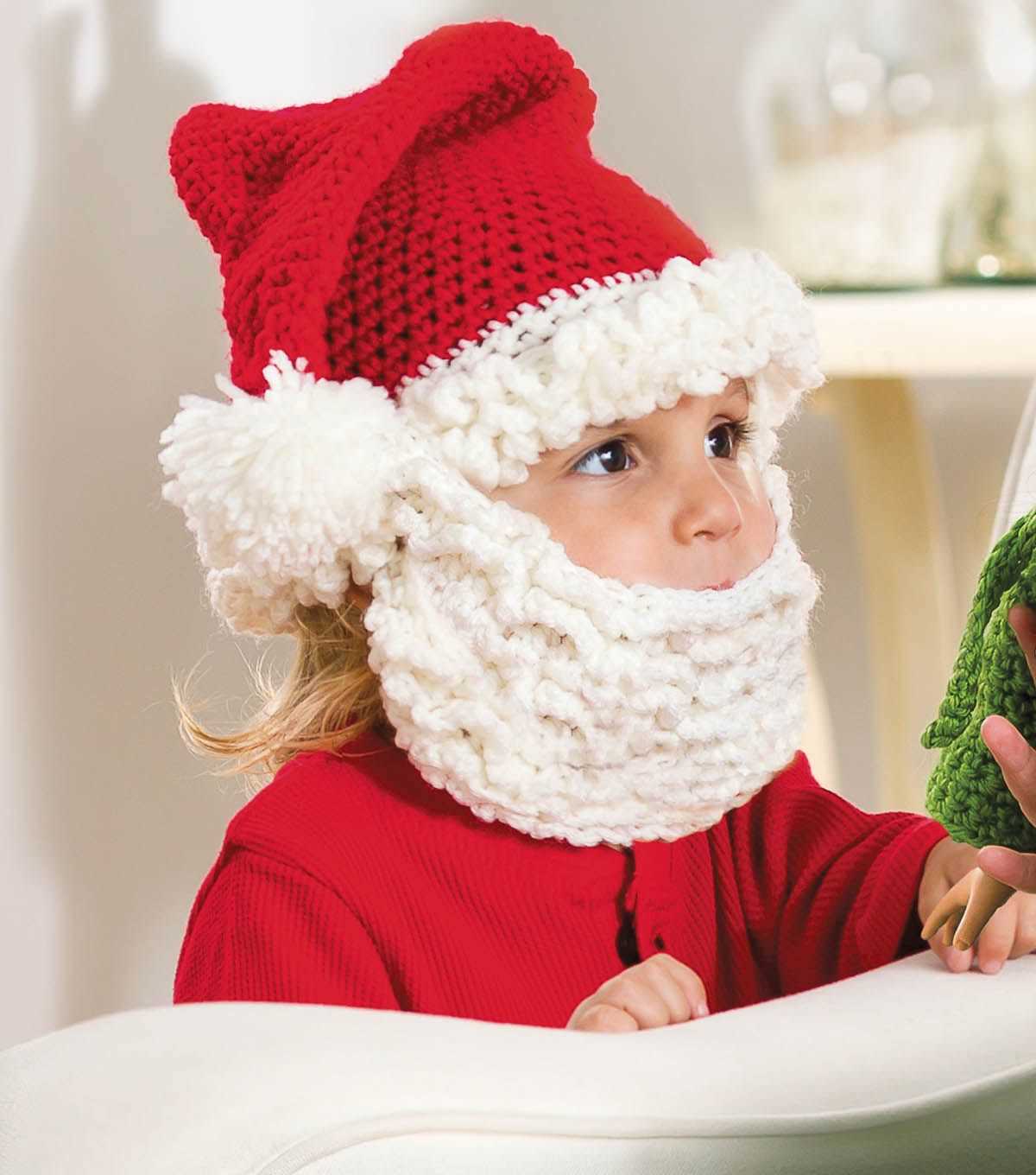 Knitting pattern for small santa hat