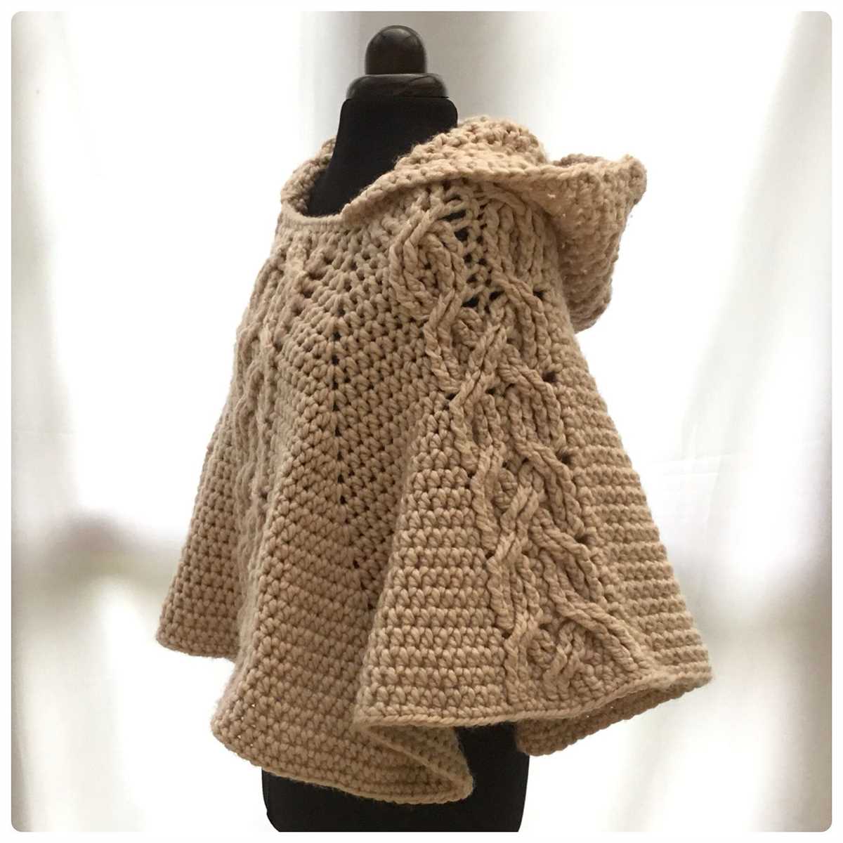 Knitting patterns capes ponchos