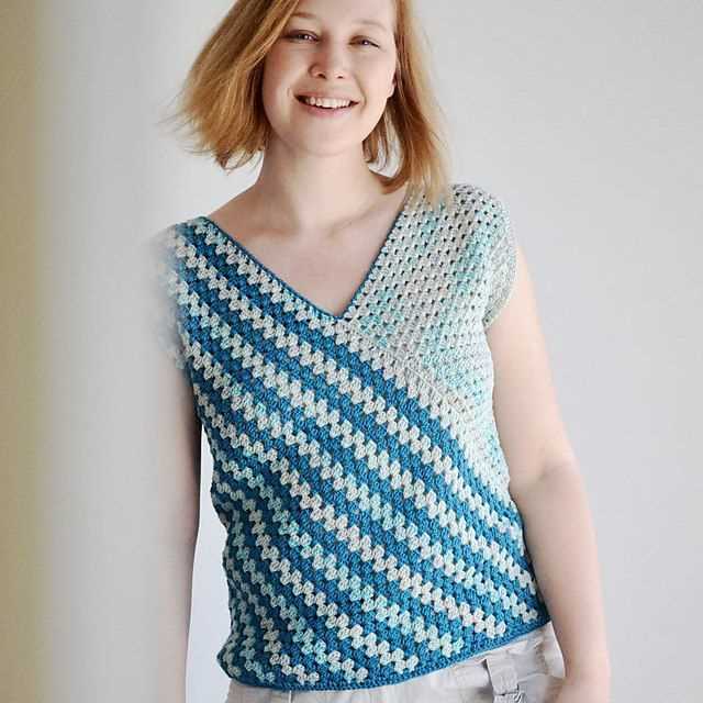 Knitting patterns cotton summer tops