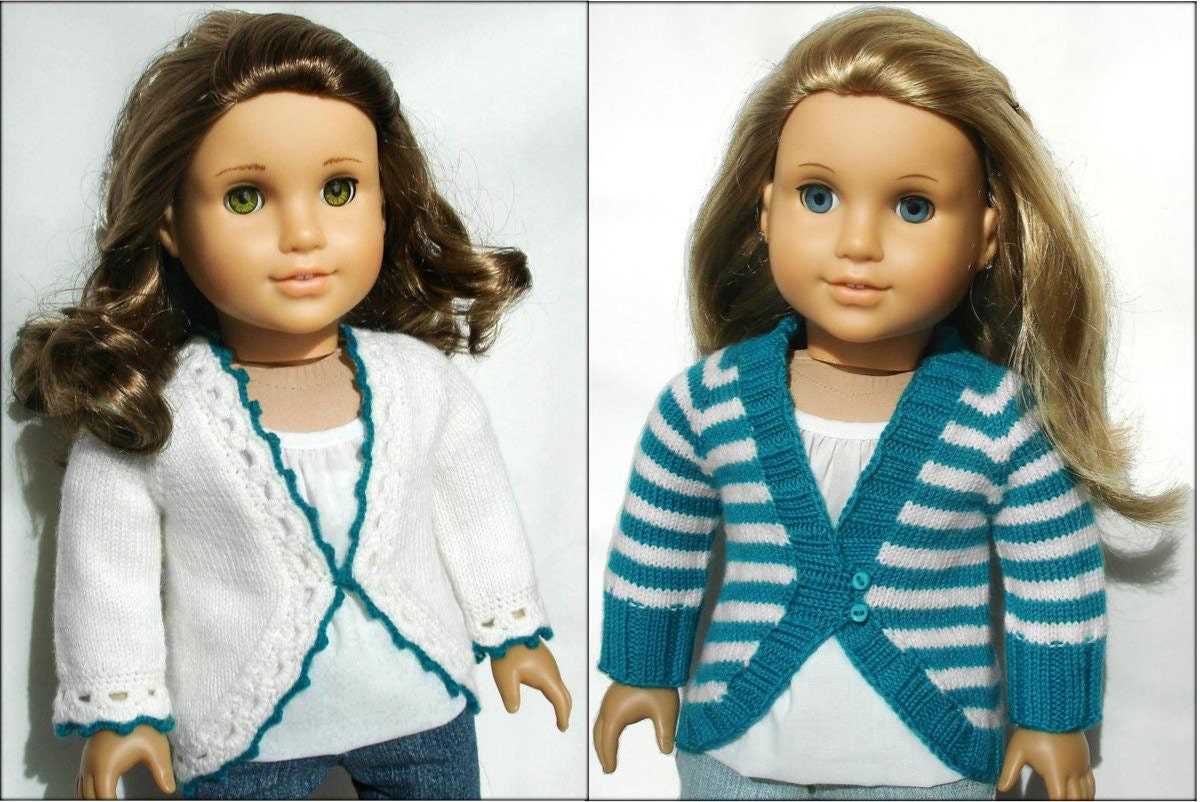 Knitting patterns for 18 dolls clothes to download